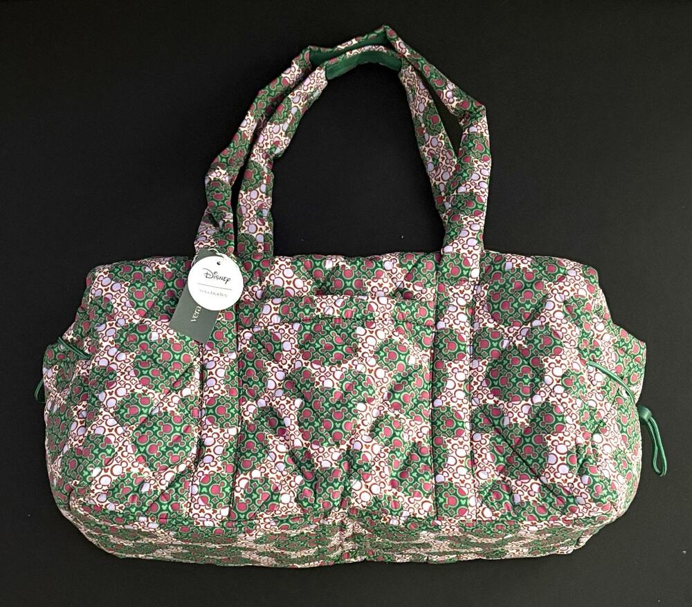Vera Bradley Disney Mickey Mouse Kaleidoscope Lavender Original Duffel Bag EXACT